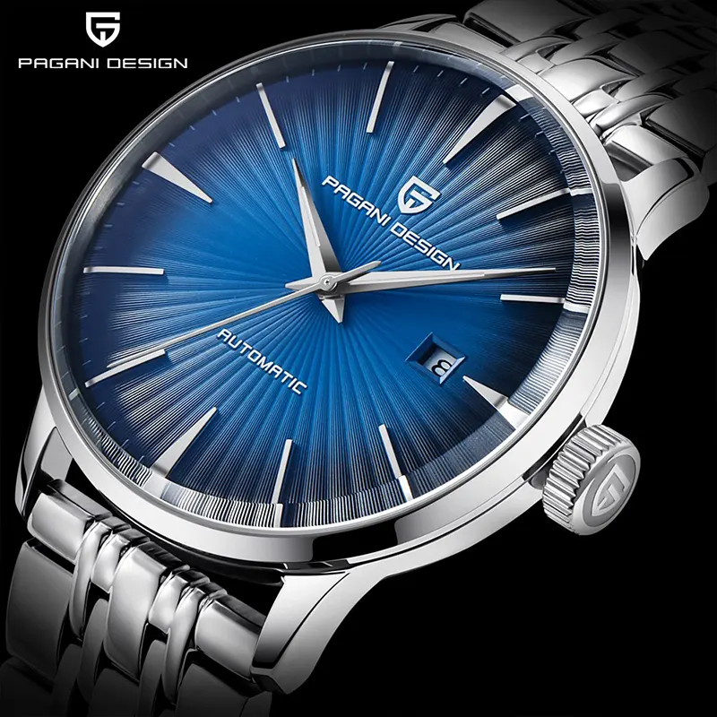 Pagani Design Blue Dial Sapphire Crystal Men's Watch- PD-2770